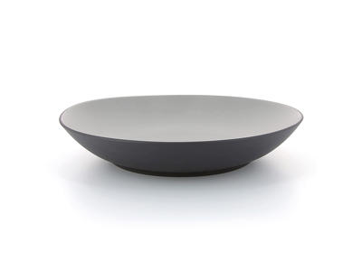 Plate Deep Ø27 cm Black Equinoxe