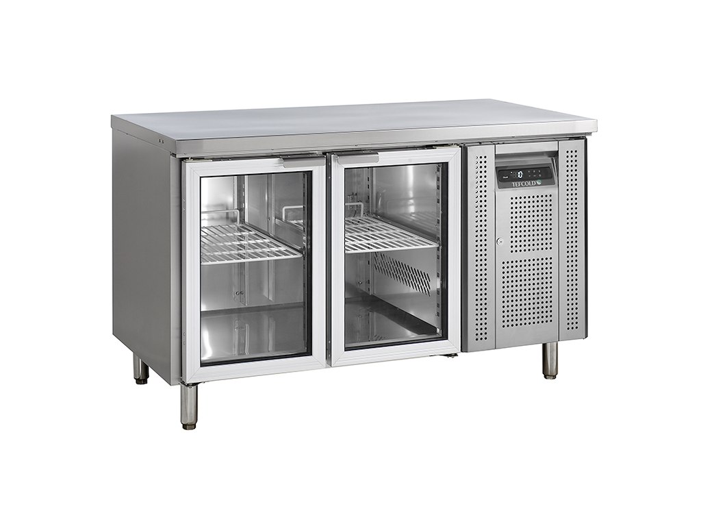 Refrigerated display case 2 glass doors GN1/1