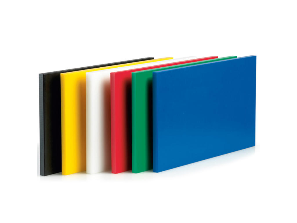 Cutting board polyd White 40x30 x 2 cm.