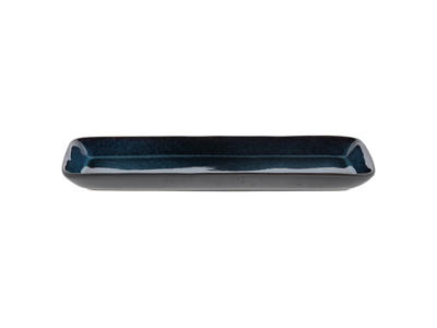 Plate Serving Rectangular 38x14 cm Dark