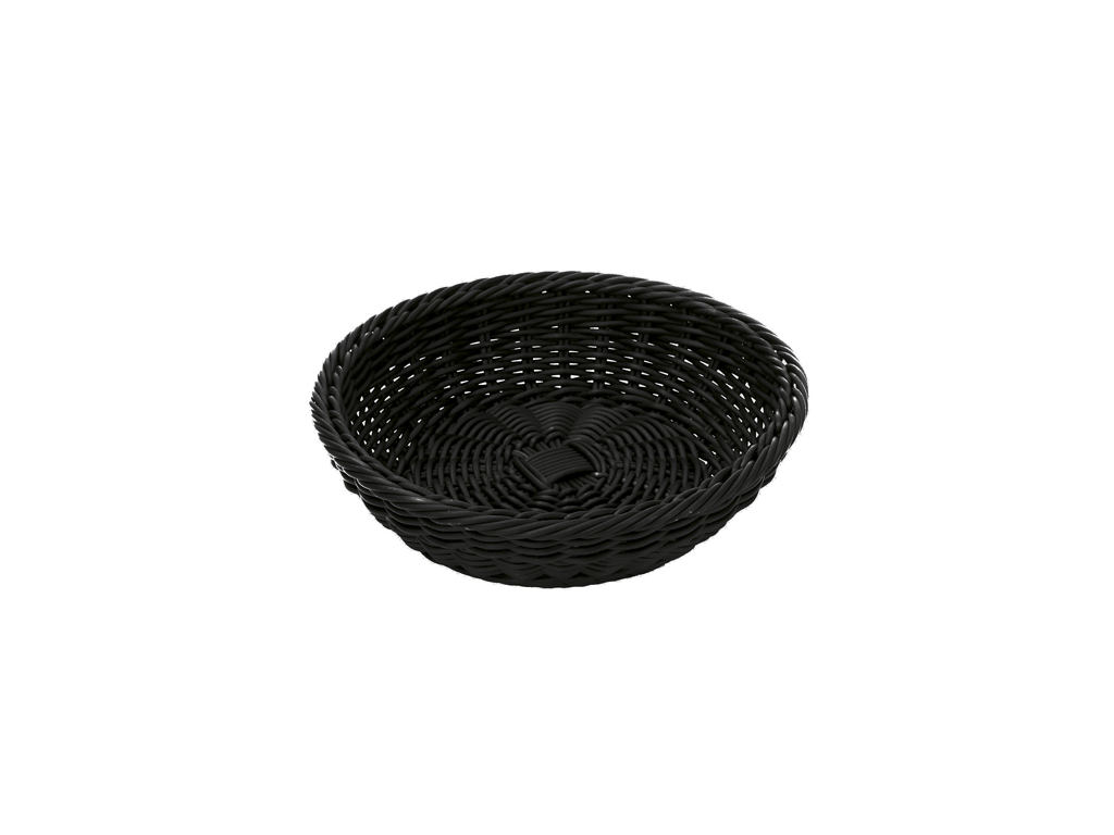 Bread basket 29x8 cm, black