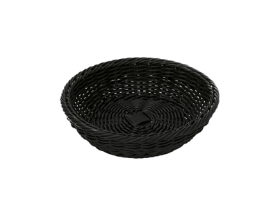Bread basket 29x8 cm, black