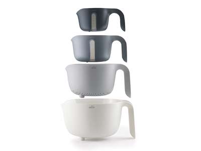 Measuring cup set with colander mixing bowl Plastic