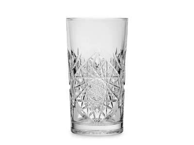 Glass Hobstar drinking glass tall 35 cl