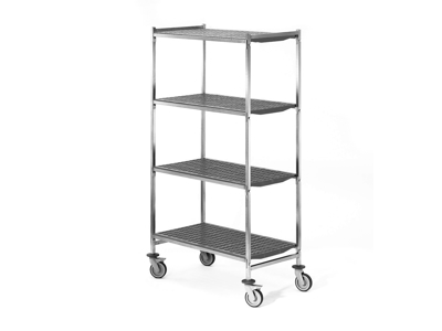 Shelf Stainless on Wheels Bourgeat