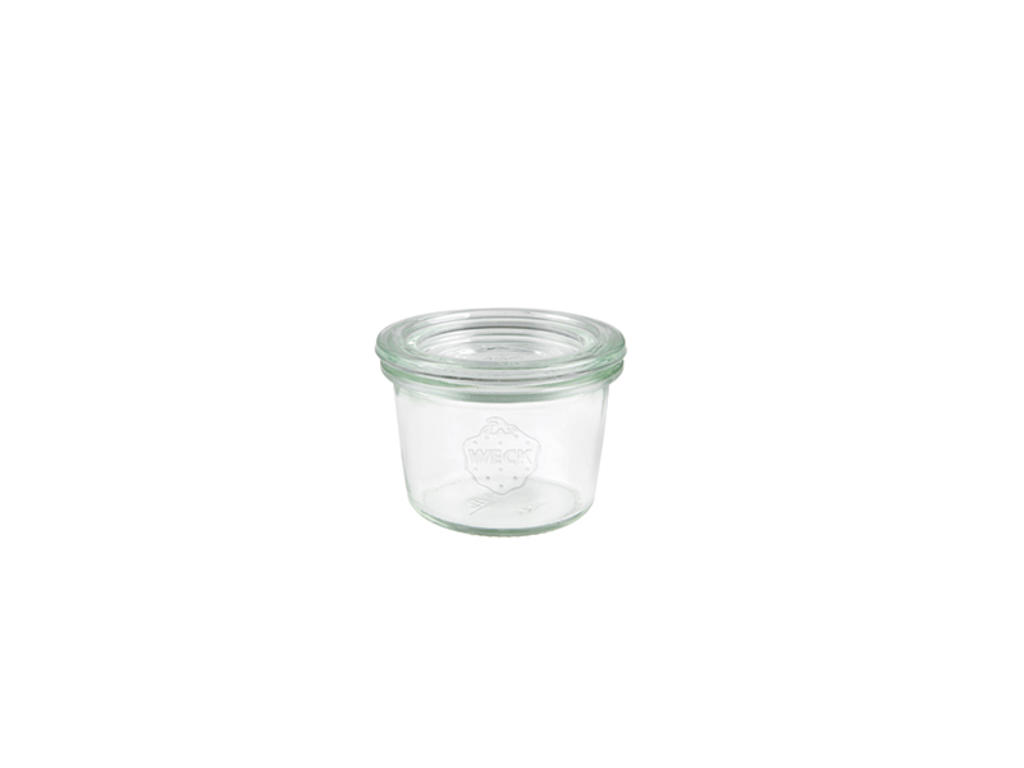 Weck Preserving Jar w. lid low 80 ml