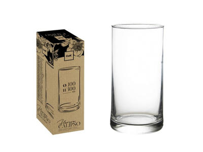 Vase Glass Ø 100 mm H: 300 Calipso