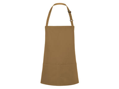 Apron with pockets Camel 75x60 cm