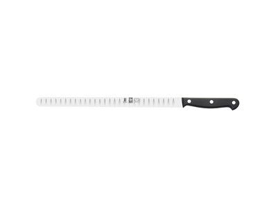 Salmon Knife - Stainless Steel - Black - 300cm - Narrow Blade - Air Cut