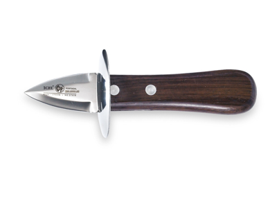 Oyster Knife - Stainless Steel - Brown - 5cm