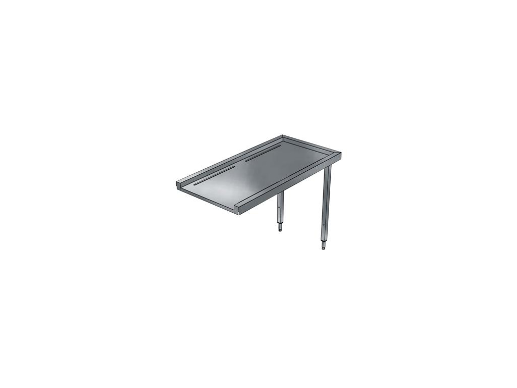 Drying table 600 mm for hood dishwasher
