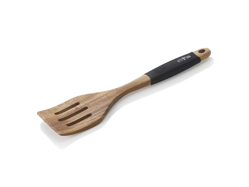 Palette w/hole Wood w/silicone on handle 30