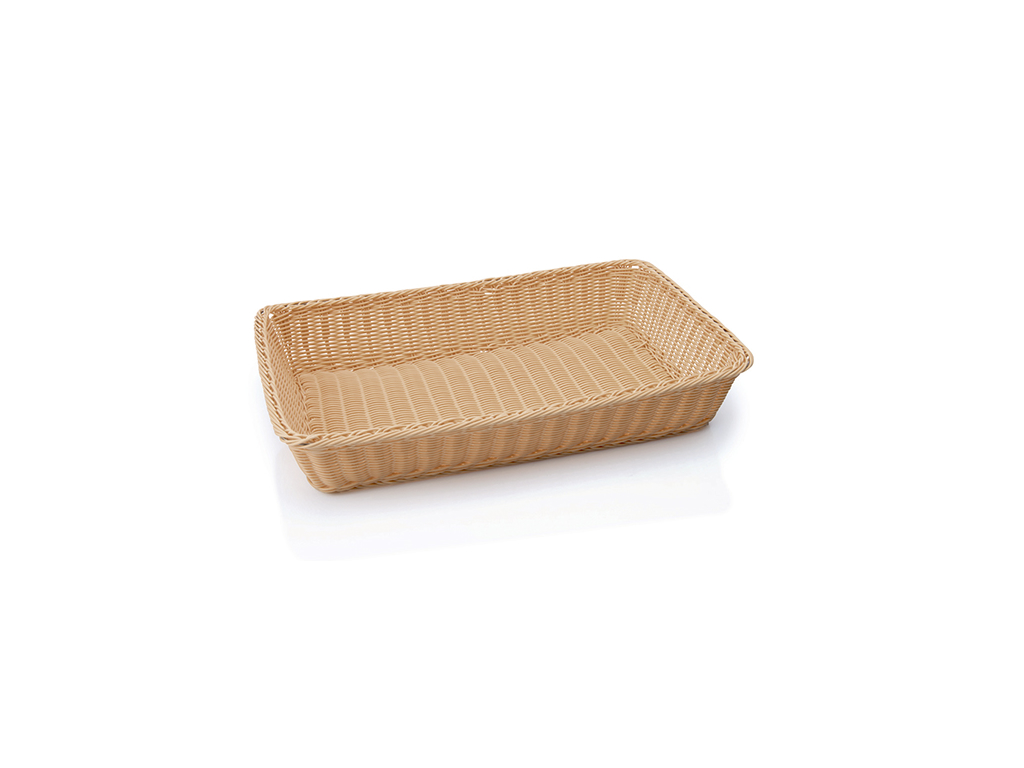 Bread basket 1/1 GN 10 cm high, light weave PP