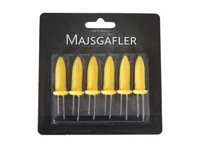 Corn fork 6 pcs. 6 cm