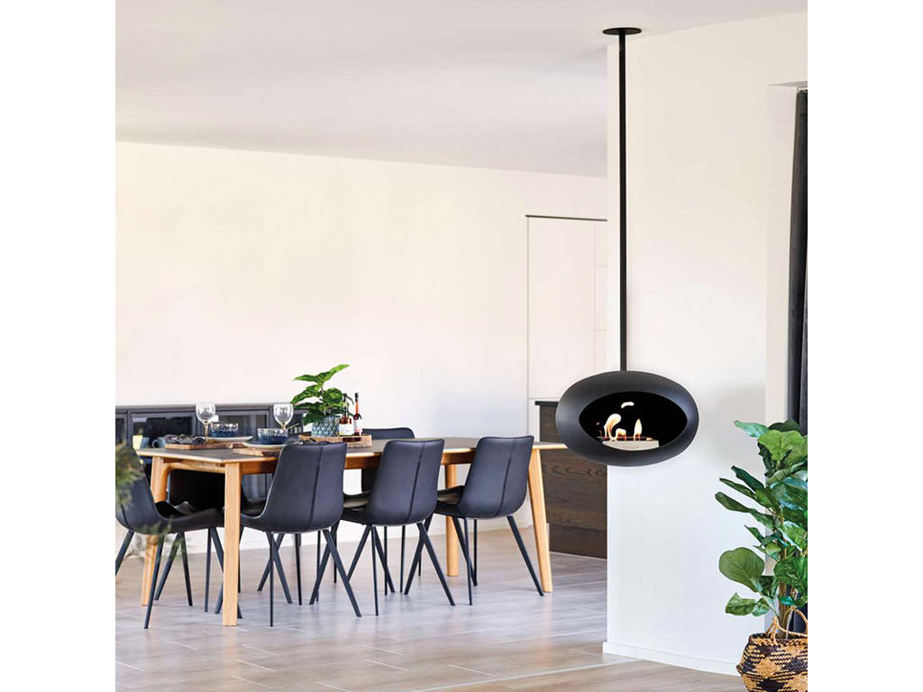 Bio fireplace Bio fireplace Dome Sky ceiling 140cm Black/RF