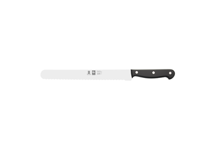 Universal Knife - Stainless Steel - Black - 250mm - Serrated Edge