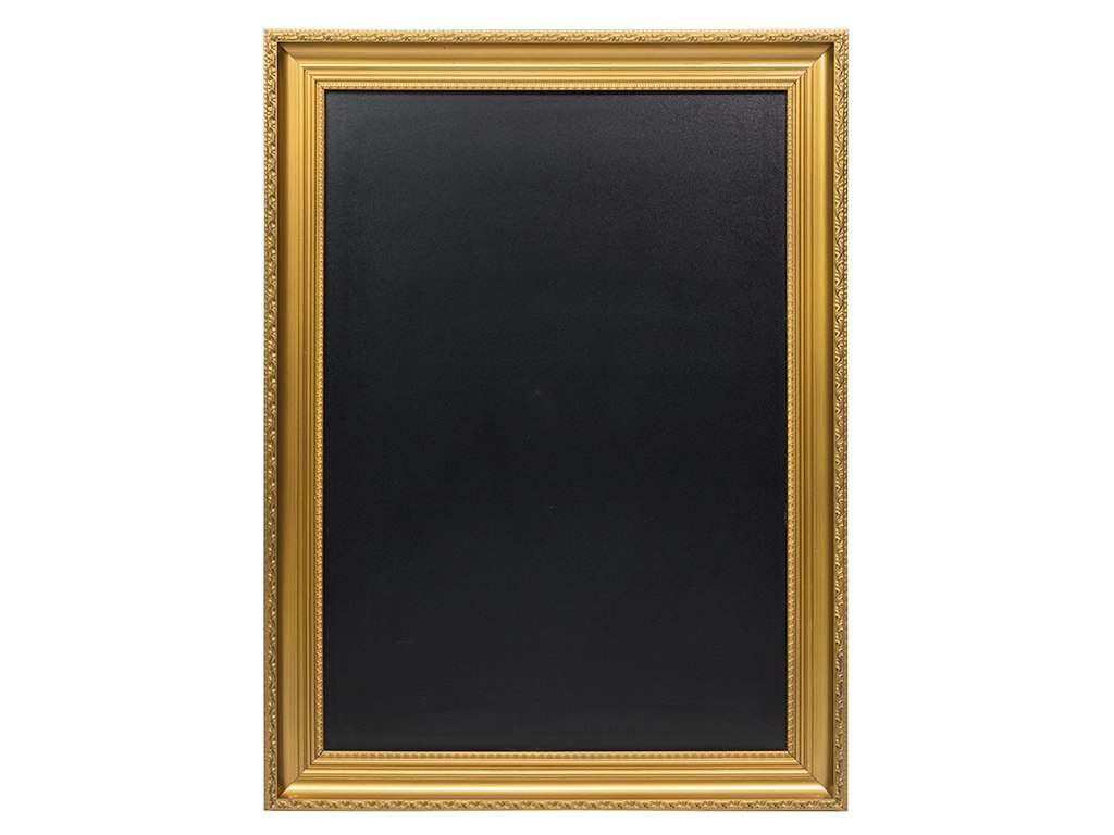 Board 100x73 cm gold-look frame