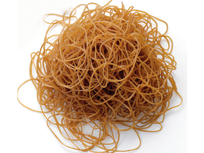 Rubber band brown approx. 3400 pcs.