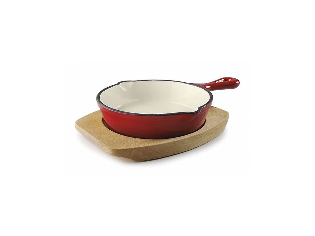 Frying pan cast iron Ø13.5 Red