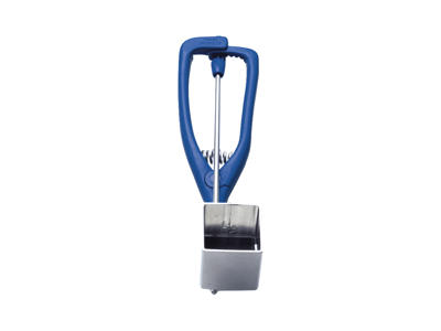 Portion spoon 1/30 ltr. square KE Blue/RF