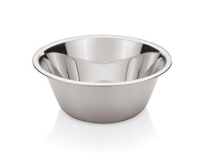 Conical stainless steel bowl 8 liters Ø 32cm
