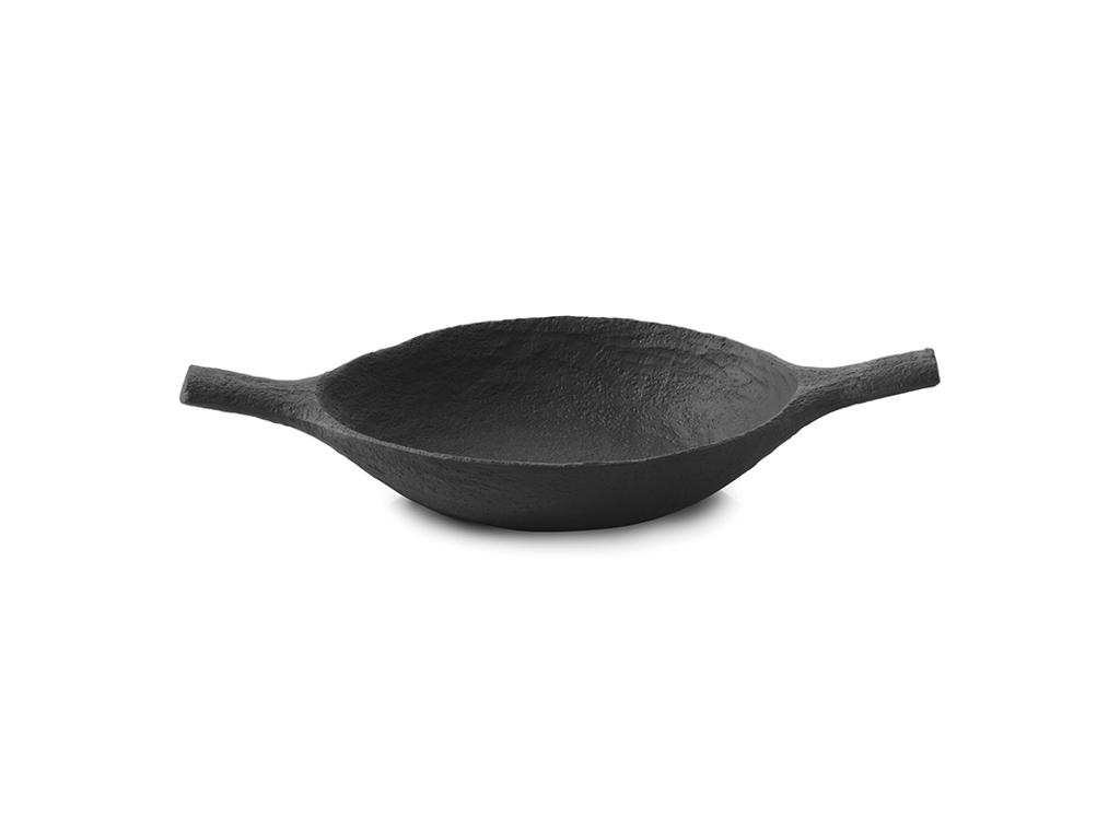 Bowl 16.5x12 cm Unglazed Black Yli