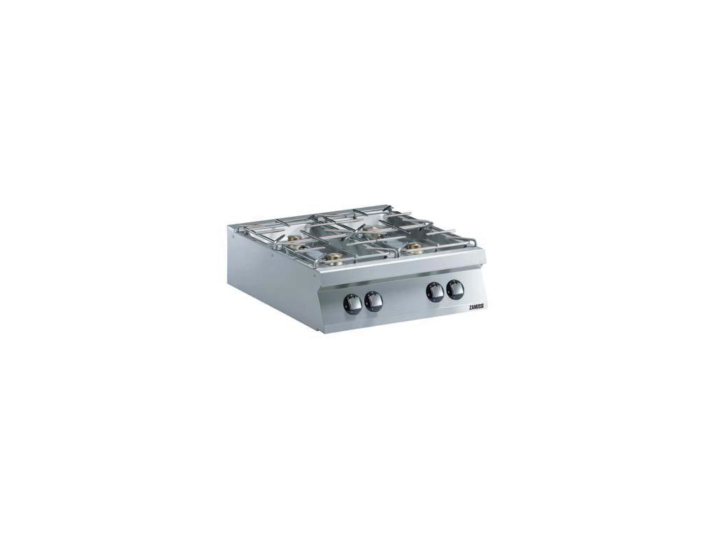 Cooking table 4 burners for gas 800 mm 900