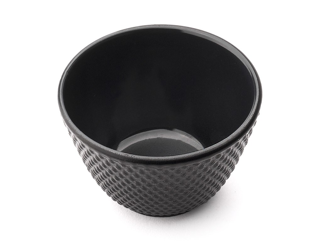 Mug without handle 2 pcs Cast iron Black JANG
