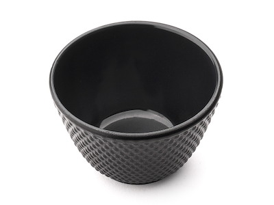 Mug without handle 2 pcs Cast iron Black JANG
