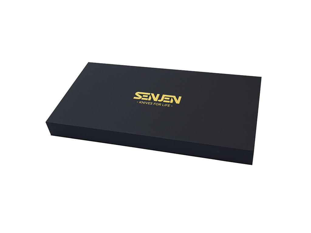 Gift box 3 knives marked SENJEN in Gold