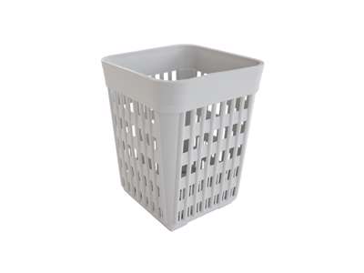 Cutlery holder 10x10 cm gray