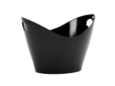 Champagne Bowl 8 ltr Black plastic