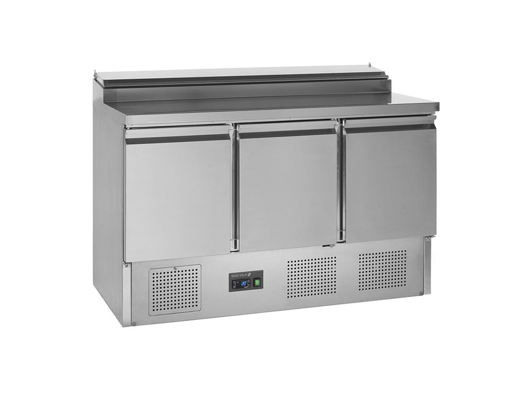 Refrigerated display case 3 doors with cooling attachment GN1/6