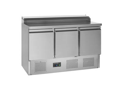 Refrigerated display case 3 doors with cooling attachment GN1/6
