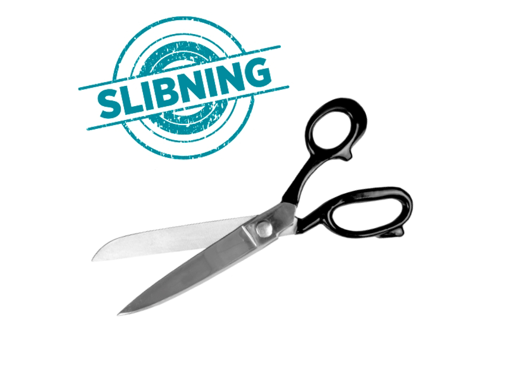 Scissors, separated and ground