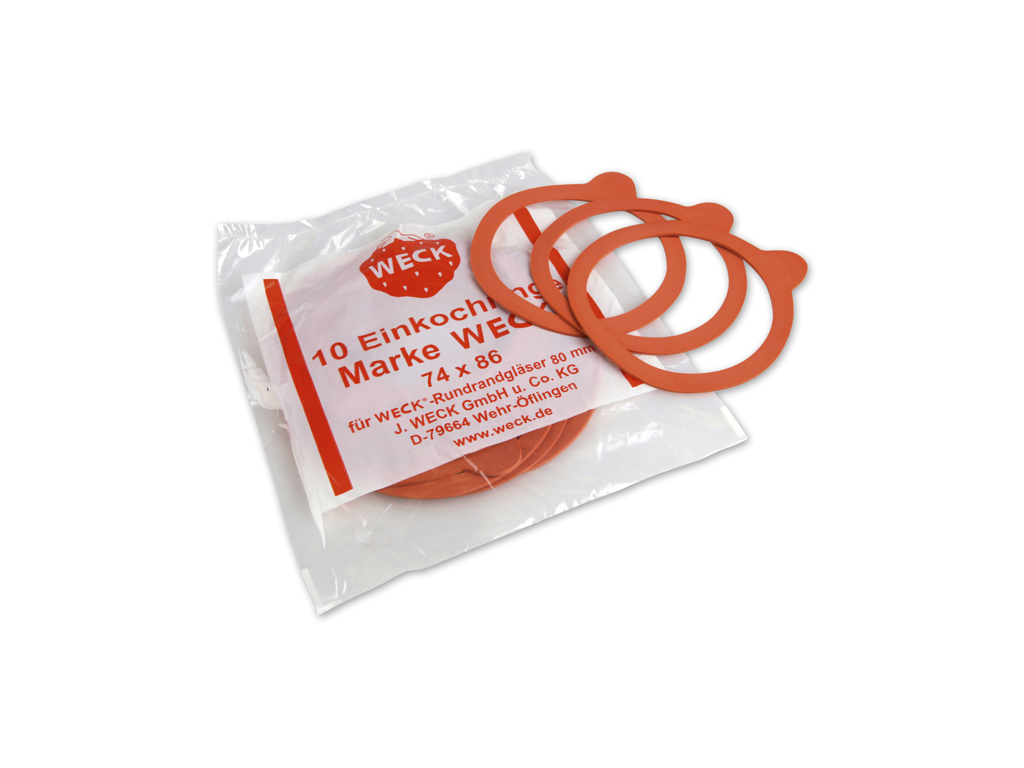 Weck Rubber Ring BRR80 - package with 10 pcs