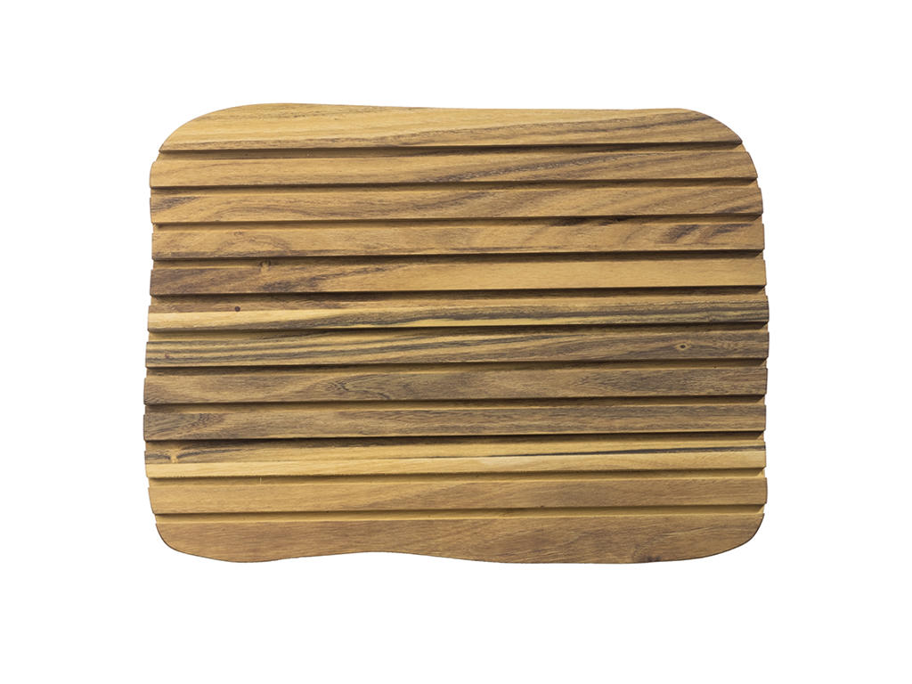 RAW Cutting Board with Bread 36x27x2 cm Teak Wood