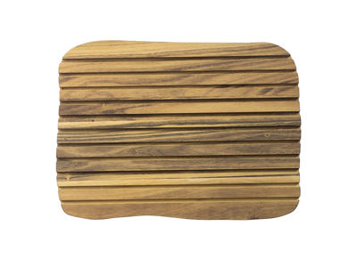 RAW Cutting Board with Bread 36x27x2 cm Teak Wood