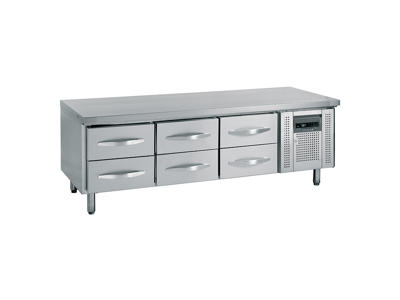 Refrigerated display case 2x3 drawers GN 1/1