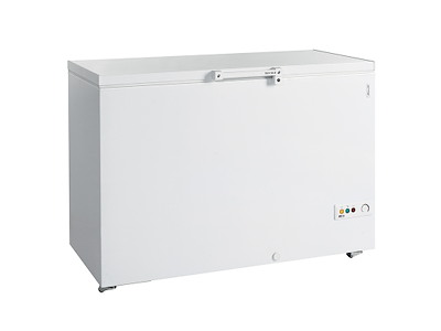 Chest freezer 277 ltr White with wheels and lock