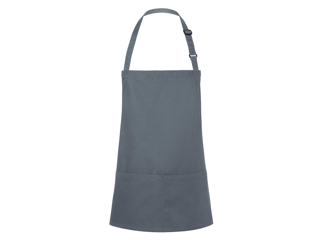 Apron with pockets Dark grey 75x60 cm