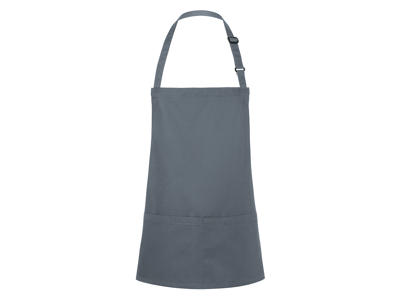 Apron with pockets Dark grey 75x60 cm