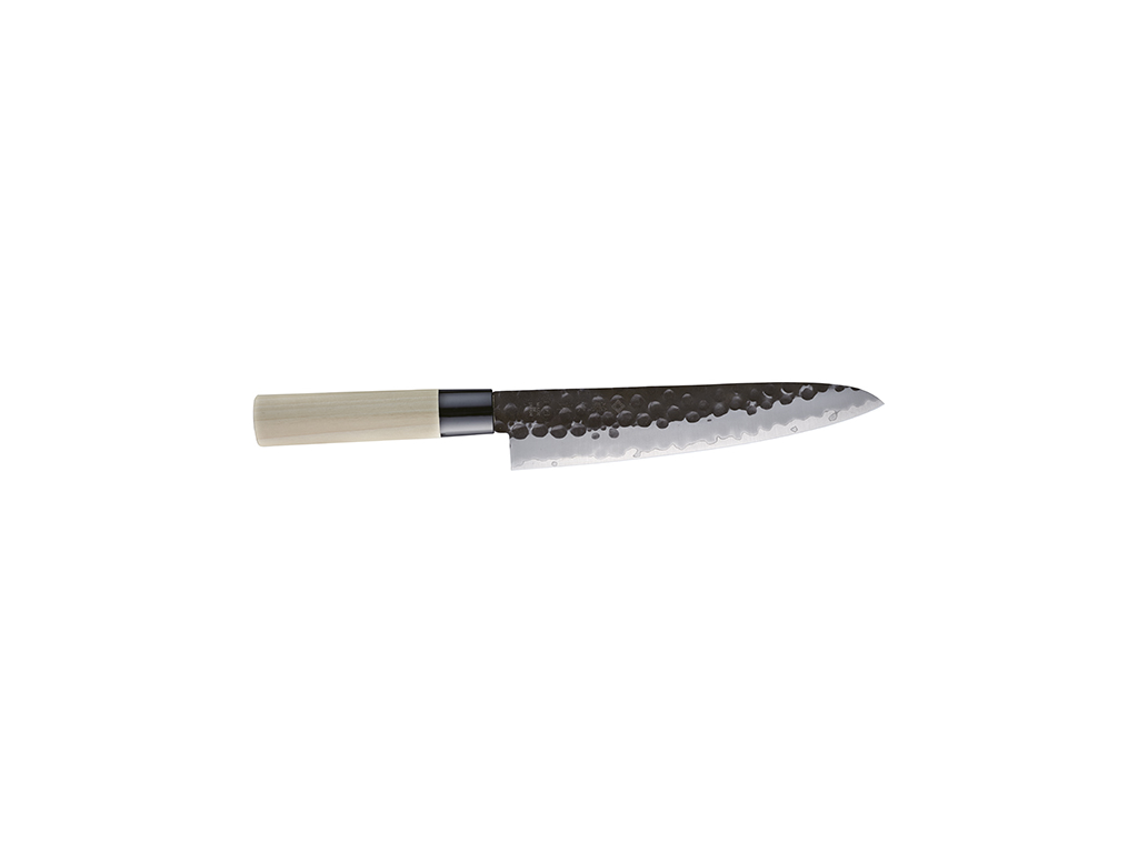 Tojiro Hammered Chef's Knife 21 cm, Black