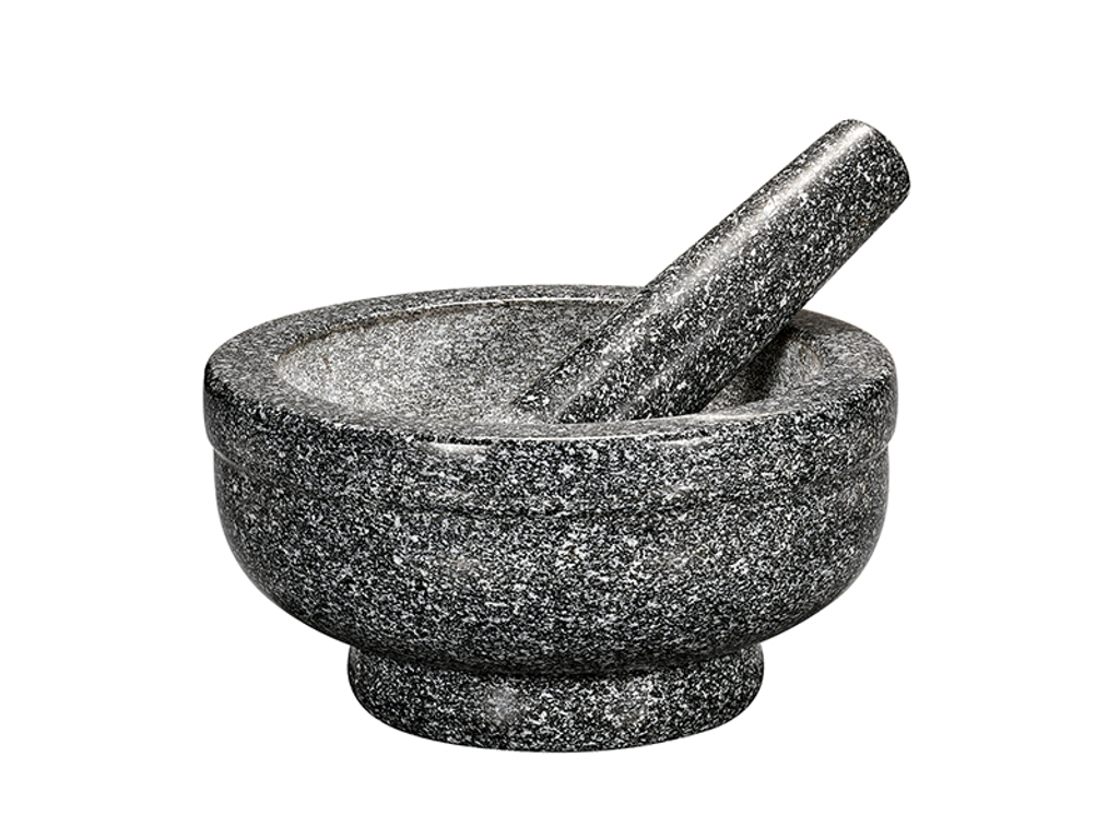 Mortar granite with pestle Ø21 cm