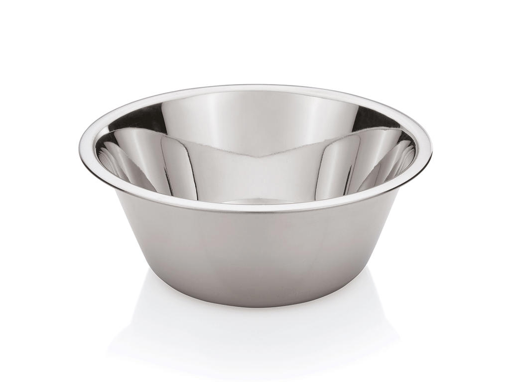 Conical stainless steel bowl 0.4 liter Ø 12cm