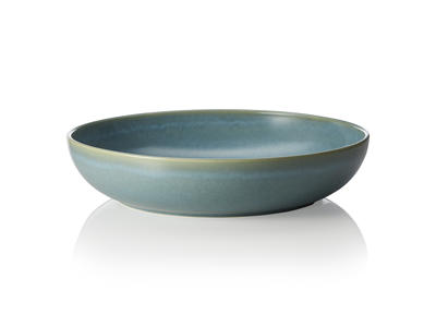 Serving Bowl in Stoneware Green 3L - Ø 33cm - 70x330x330mm