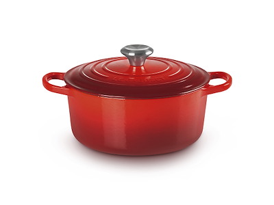 Cast Iron Casserole Cherry 24cm - 4.2L