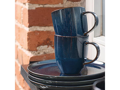 Crafted Mug w/Handle 360 ml Denim