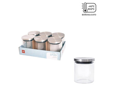 Storage Jar with Steel Lid 0.8 L