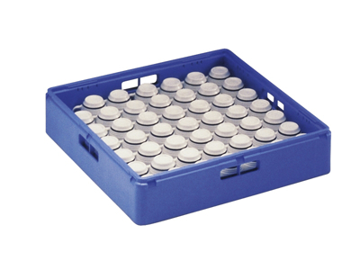 Dishwashing tray for cups/glasses 1 pc BLUE